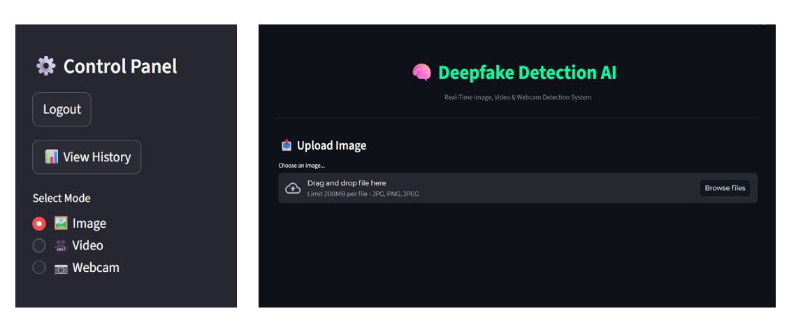 Deepfake Screenshot